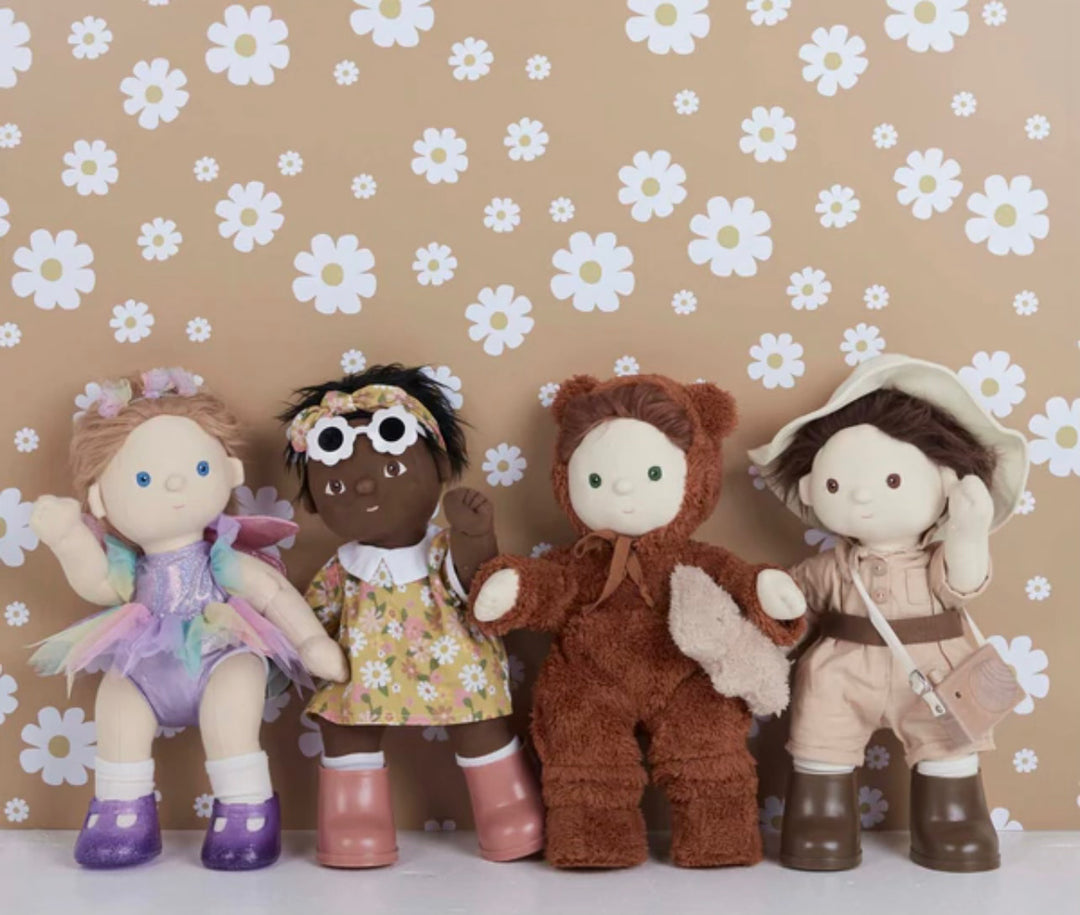 Olli Ella Dinkum Doll Pretend Pack - Teddy