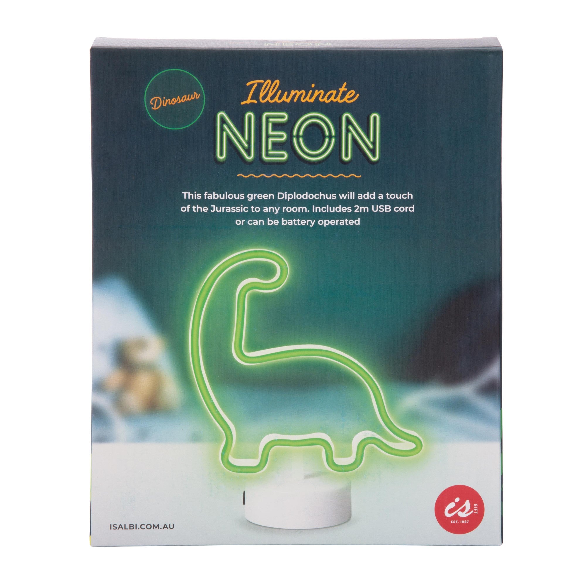 Illuminate Neon Dinosaur