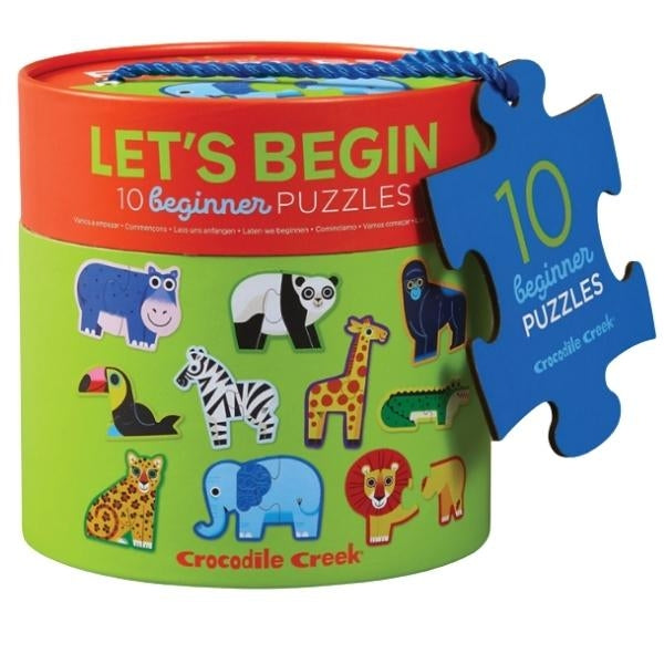 Let's Begin 2 Piece Puzzle - Jungle