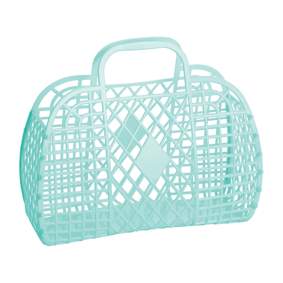 Sun Jellies Retro Basket Large - Mint