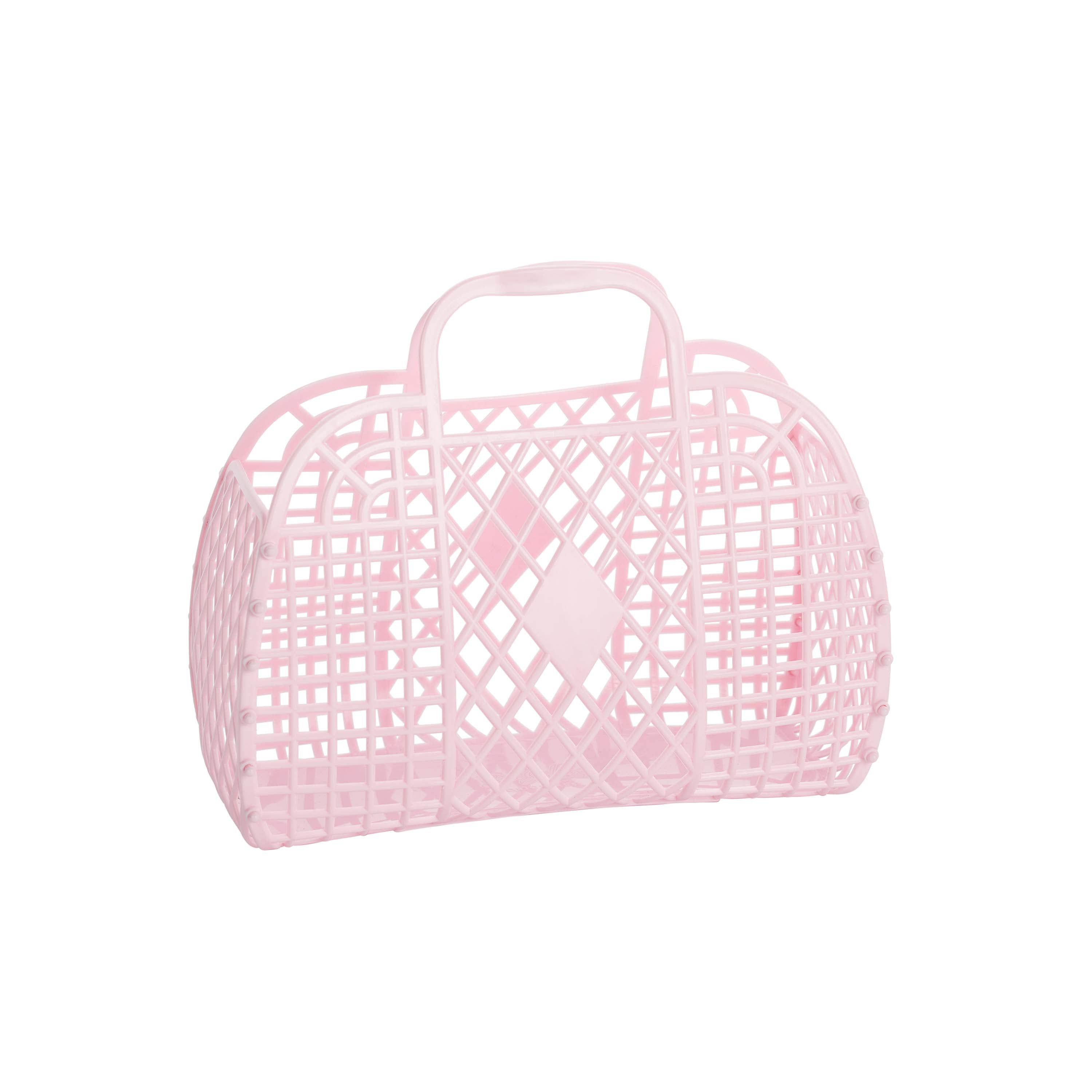 Sun Jellies Retro Basket Small - Pink
