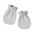 Newborn Mittens - Grey Marl Stripe