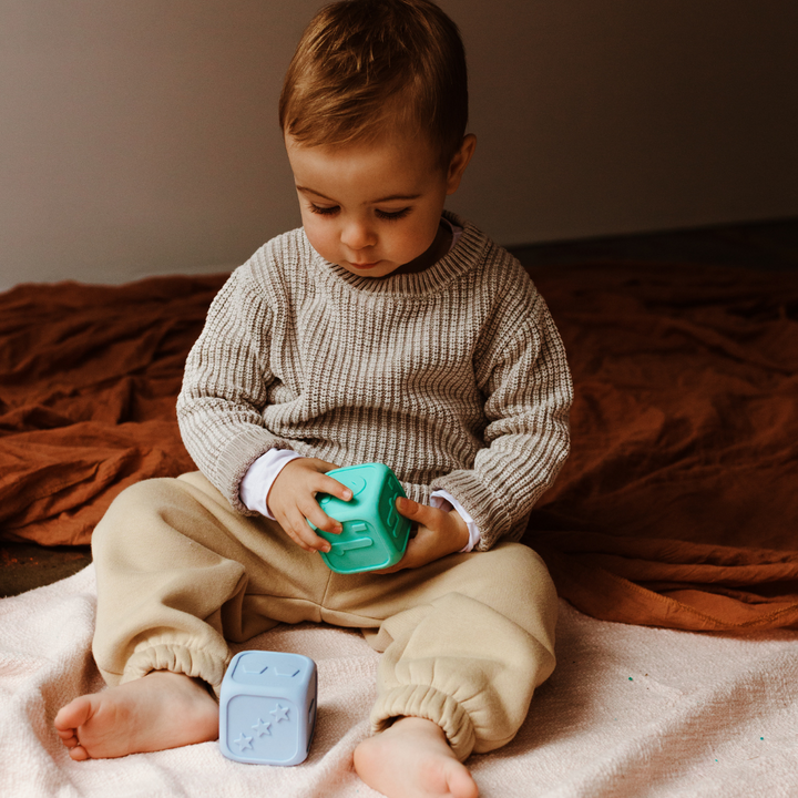 My First Dice - Soft Blue & Soft Mint