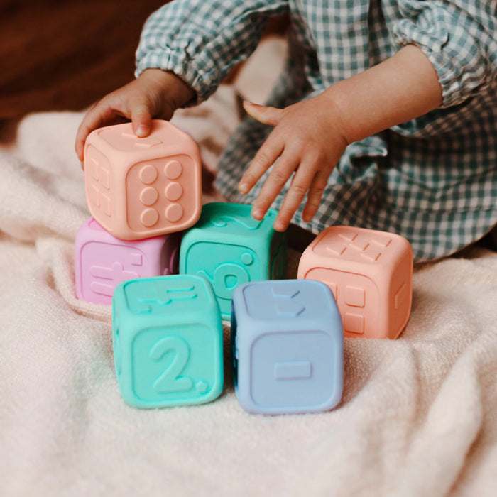 My First Dice - Soft Blue & Soft Mint