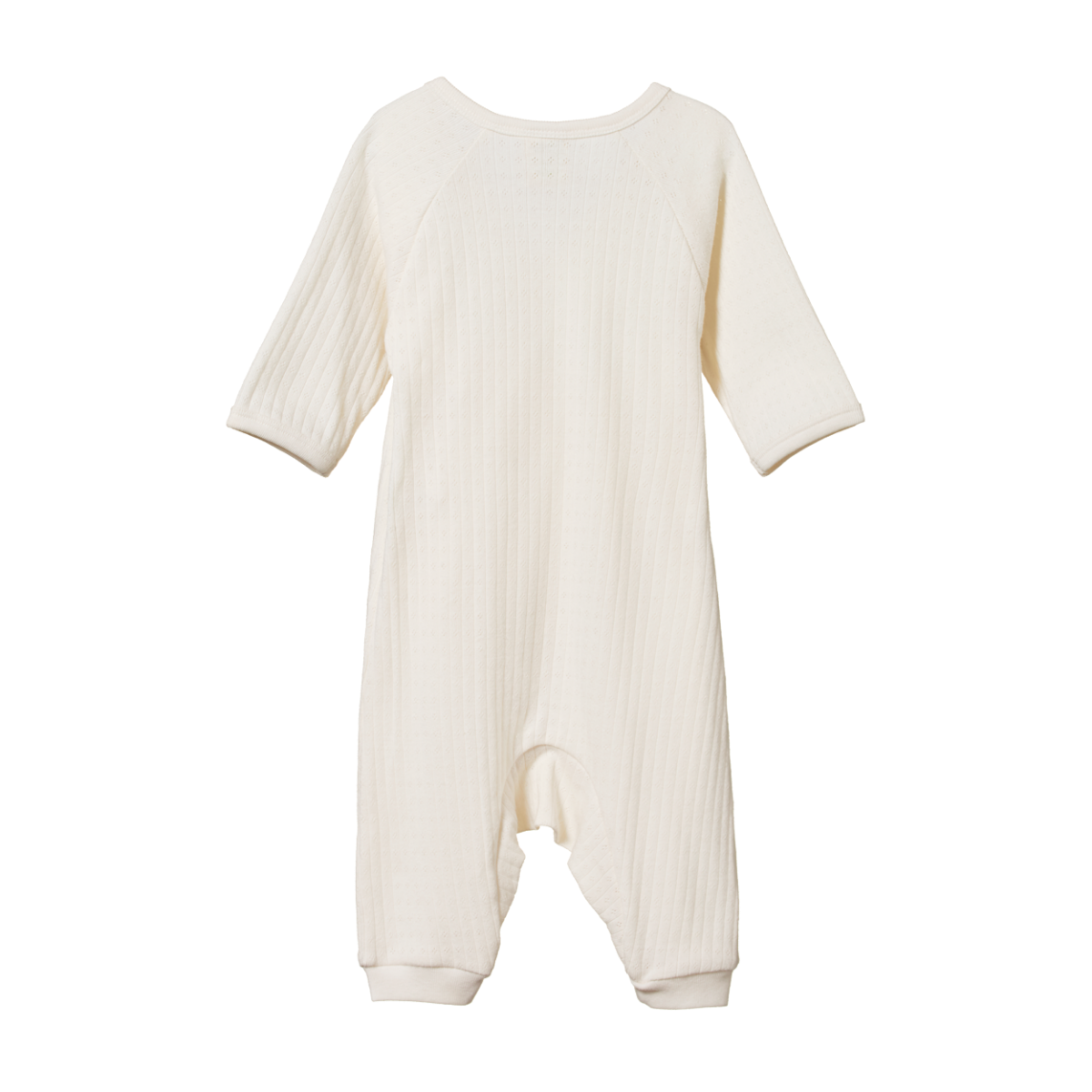 Nature Baby Kimono Stretch & Grow Pointelle -  Natural