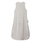 Nature Baby Organic Cotton Sleeping Bag - Grey Marl Stripe