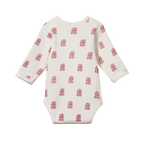 Long Sleeve Bodysuit - Tiki Print
