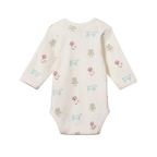 Nature Baby Long Sleeve Bodysuit - Nature Baby Print