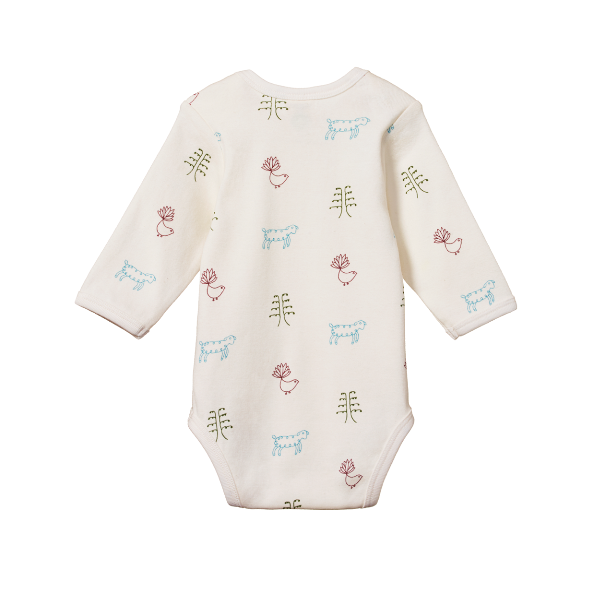Nature Baby Long Sleeve Bodysuit - Nature Baby Print
