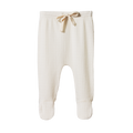 Footed Rompers Pointelle - Natural