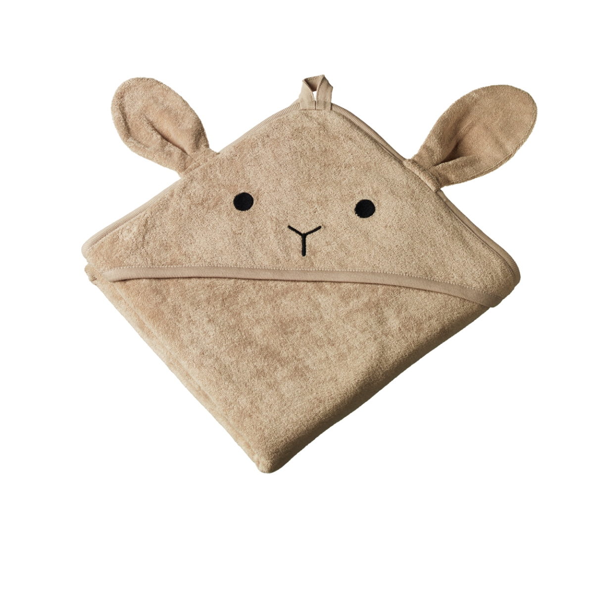 Nature Baby Bunny Hooded Towel - Nougat