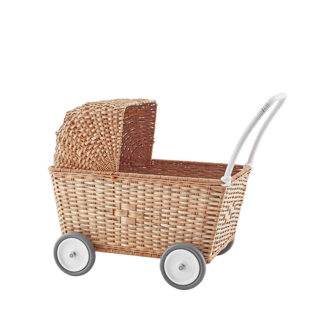 Olli Ella Rattan Strolley - Natural