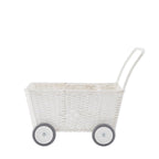 Rattan Strolley - White