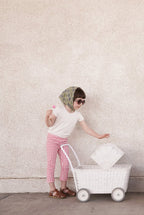 Rattan Strolley - White