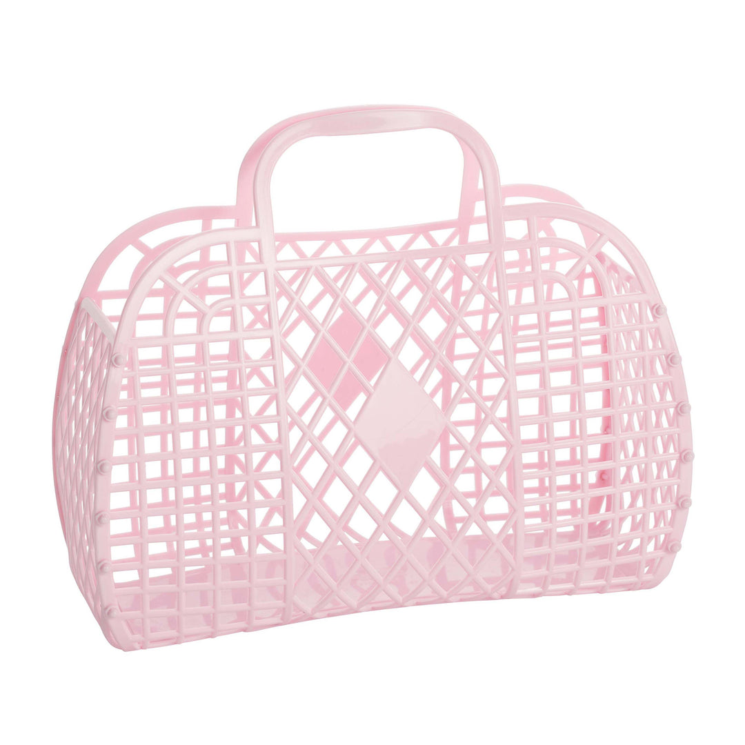 Sun Jellies Retro Basket Large - Pink