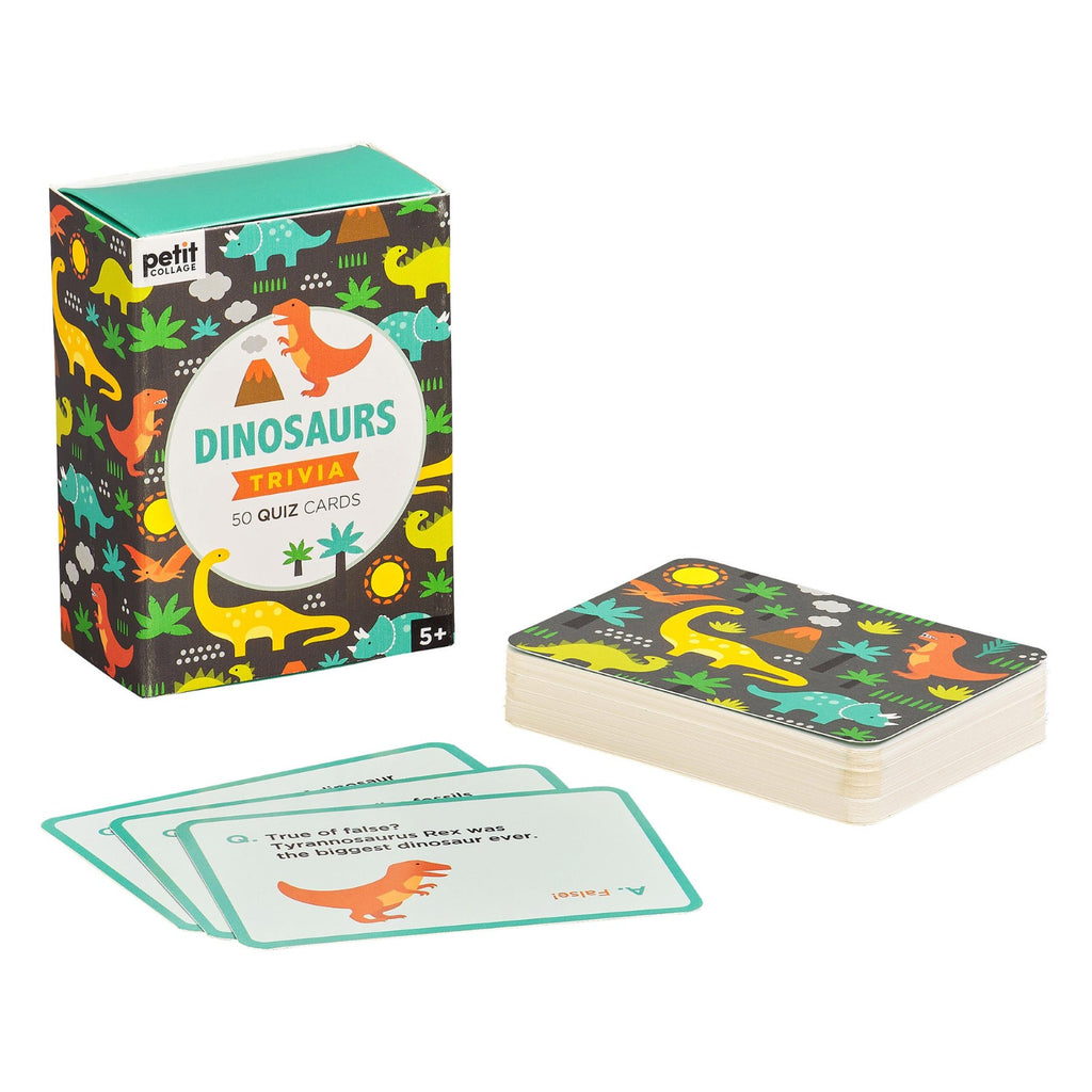 Petit Collage Trivia Cards - Dinosaurs