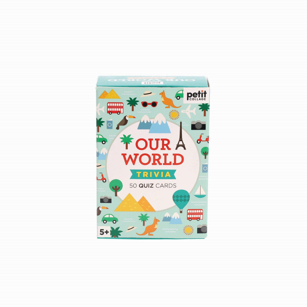 Petit Collage Trivia Cards -­ Our World
