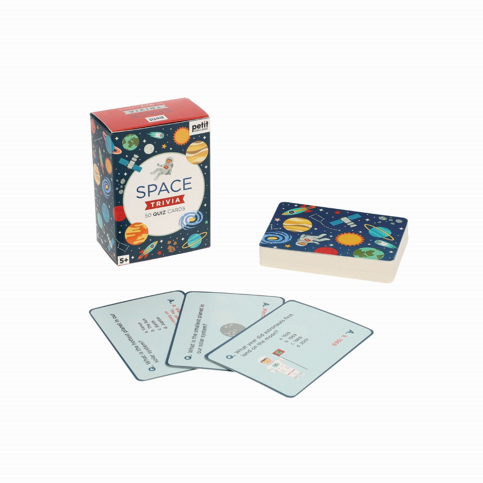 Petit Collage Trivia Cards ­- Space