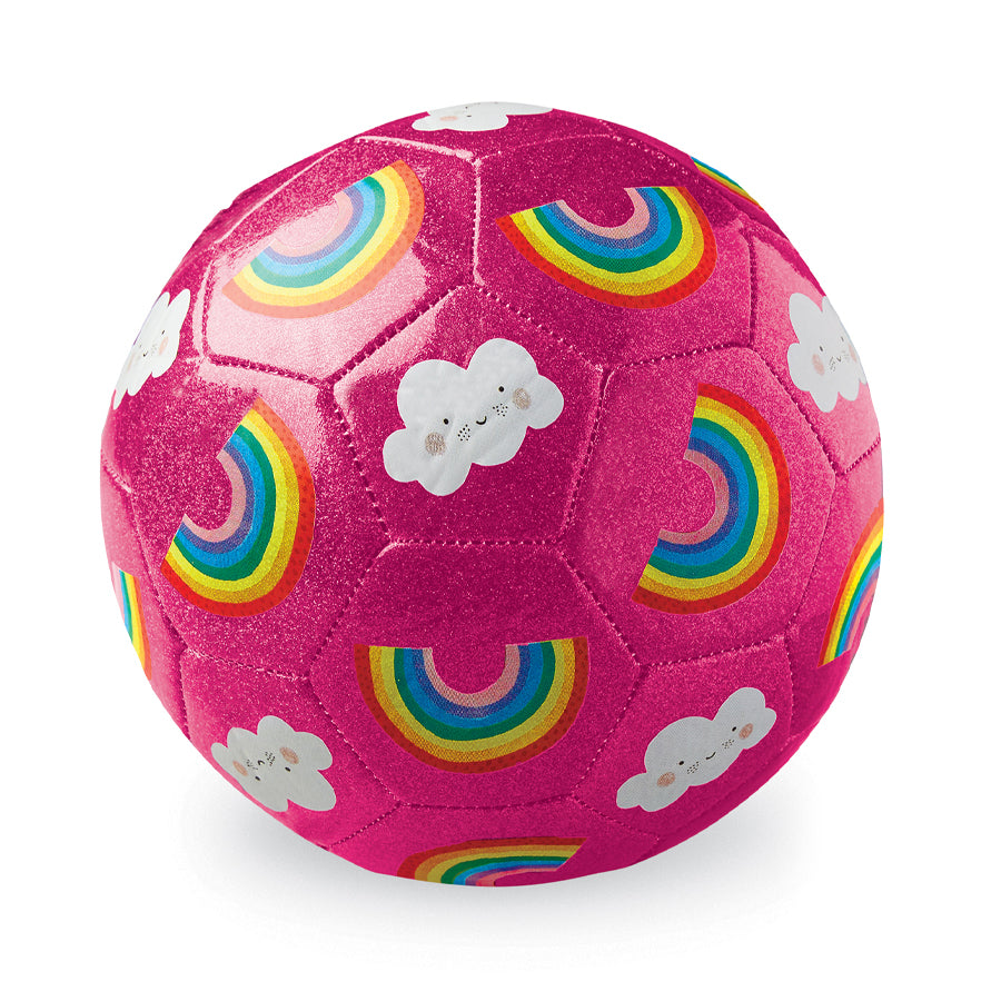 Size 3 Glitter Soccer Ball - Rainbow