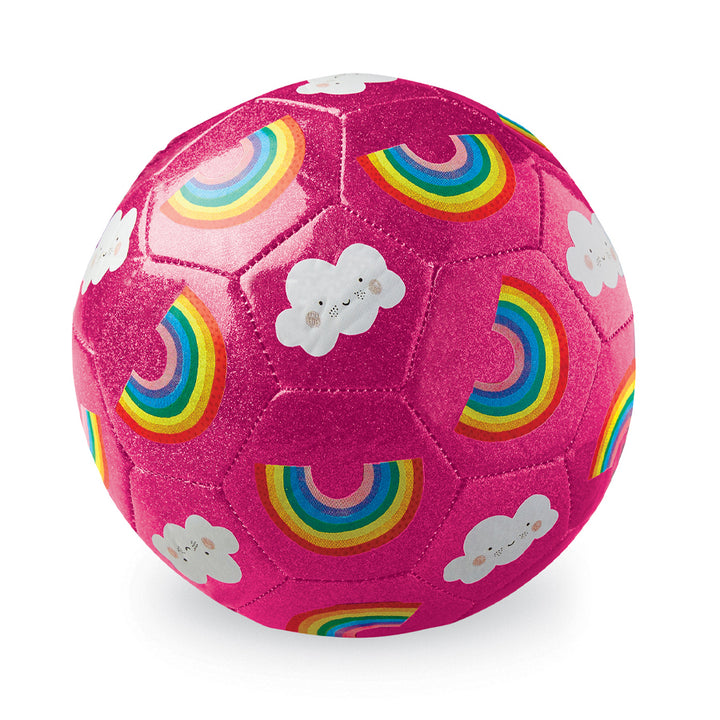 Size 3 Glitter Soccer Ball - Rainbow