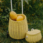 Rattan Luggy Basket - Lemon