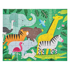 Two-Sided On-The-Go Puzzle - Animal Menagerie