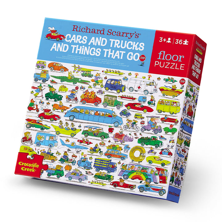 Richard Scarry Puzzle 36 Piece - Cars & Trucks