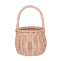 Rattan Berry Basket - Rose