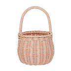 Rattan Berry Basket - Rose