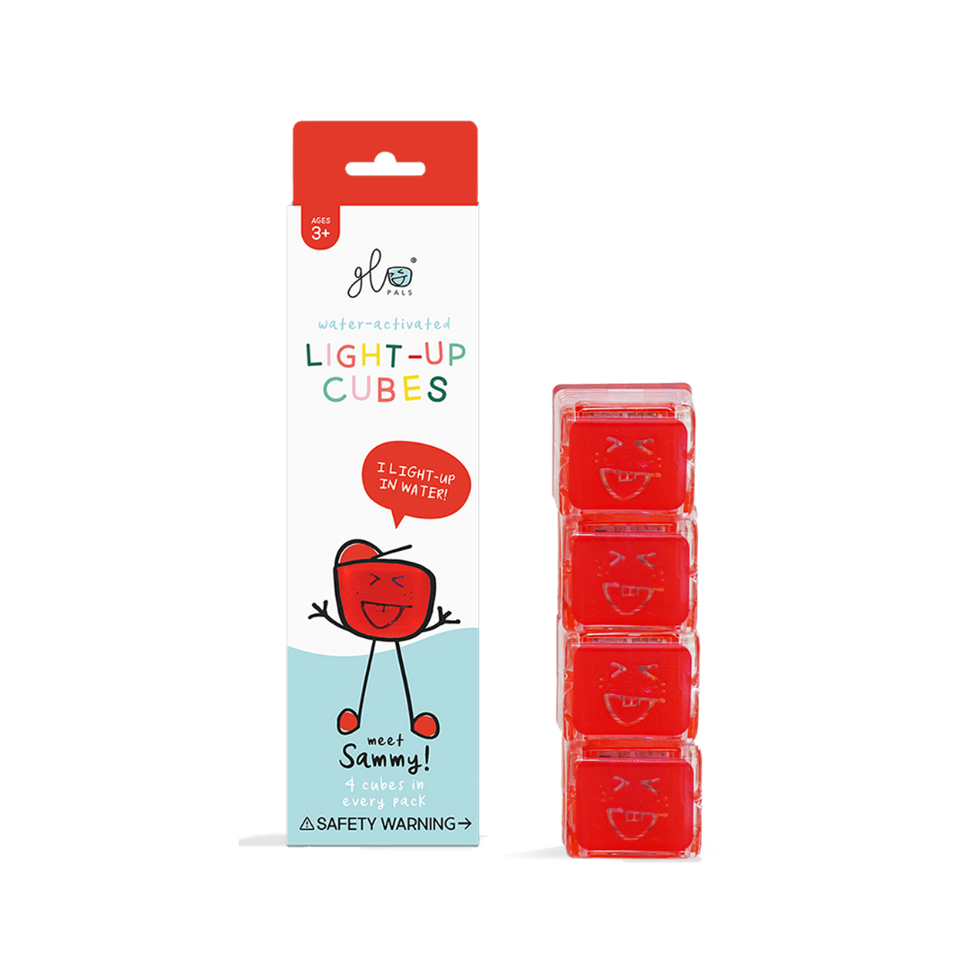 Glo Pal Cubes 4 Pack - Sammy | Red