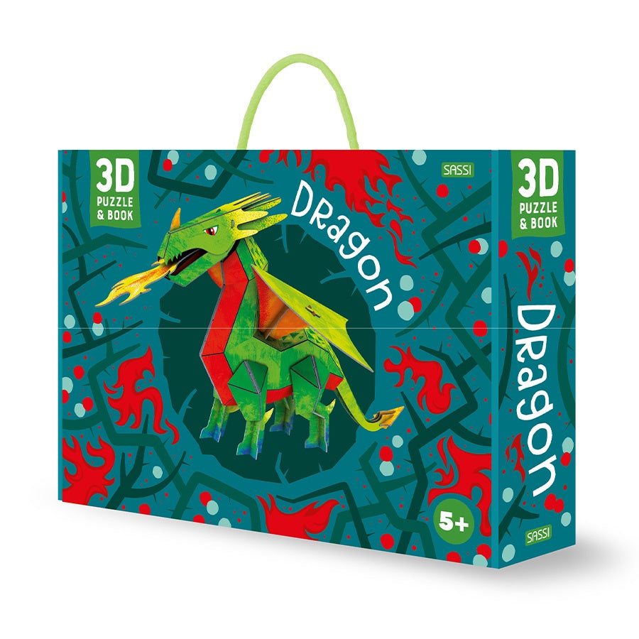 3D Dragon and Book Set