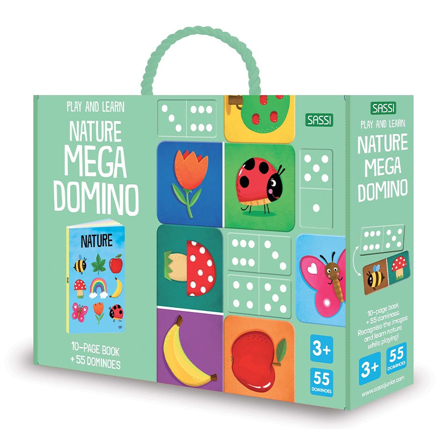 55 Piece Mega Domino and Book Set