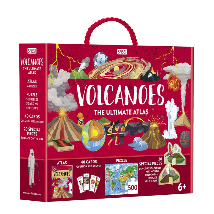 Volcanoes Ultimate Atlas, 3D Models, Book and Game Set