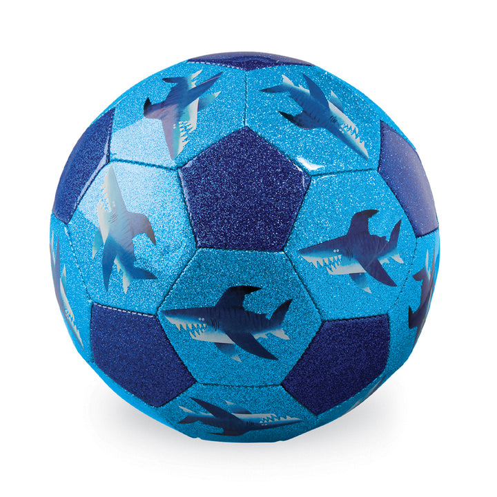 Size 3 Glitter Soccer Ball - Shark City