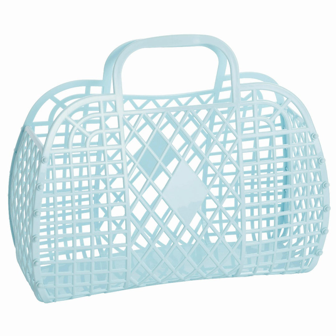 Sun Jellies Retro Basket Large - Blue