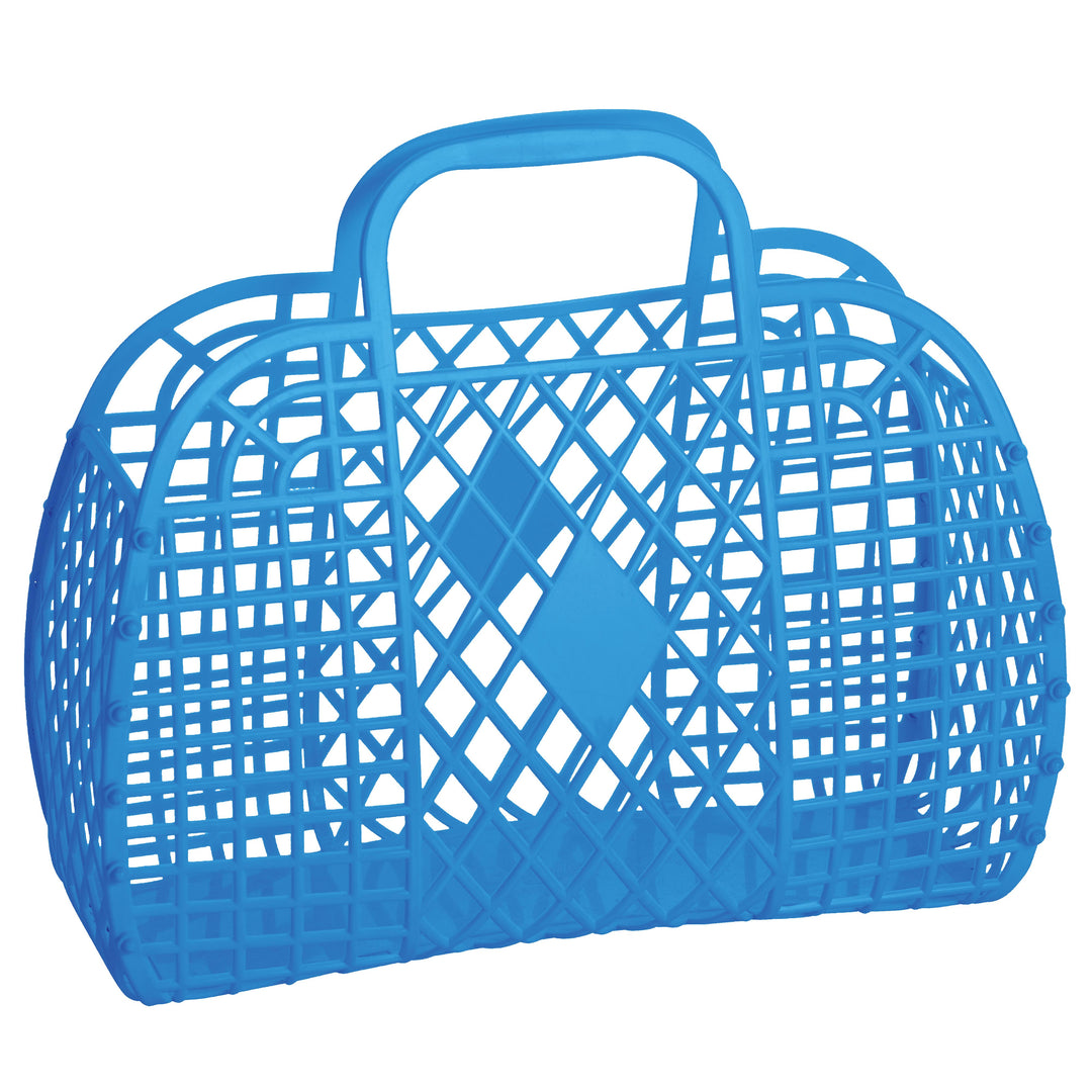 Sun Jellies Retro Basket Large - Royal Blue