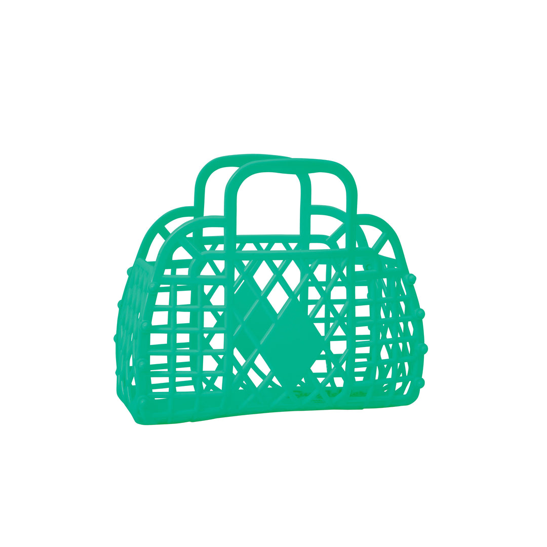 Sun Jellies Retro Basket Mini - Green