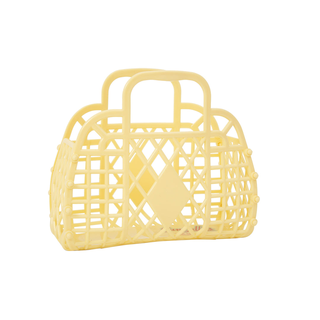 Sun Jellies Retro Basket Mini - Yellow