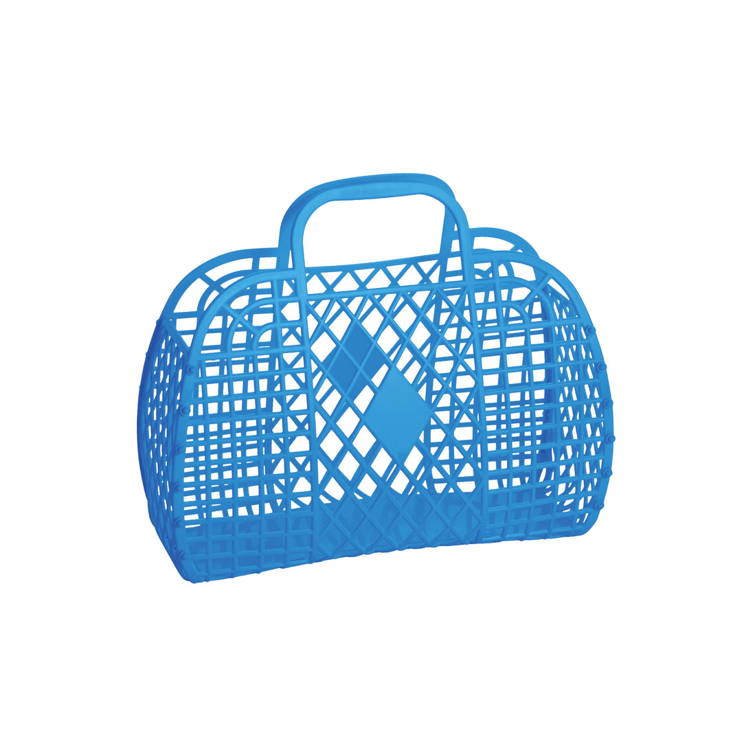 Sun Jellies Retro Basket Small - Royal Blue