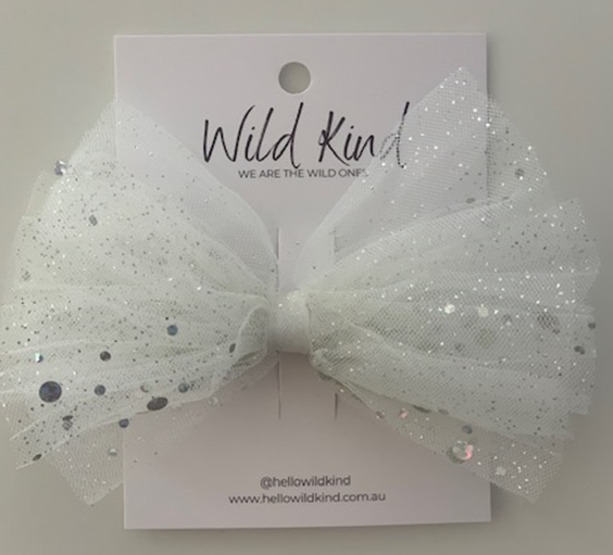 Sparkle Bow - Snow