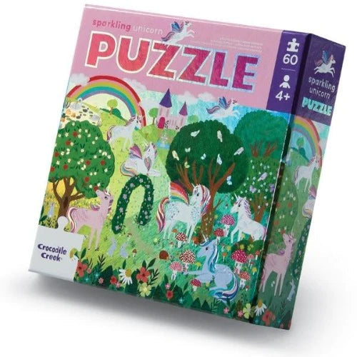 Foil Puzzle 60 Piece - Sparkling Unicorn