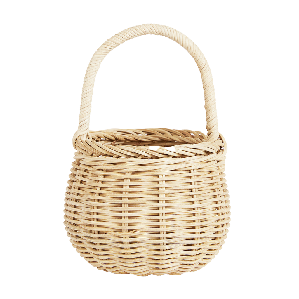 Rattan Berry Basket - Straw