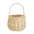 Rattan Berry Basket - Straw