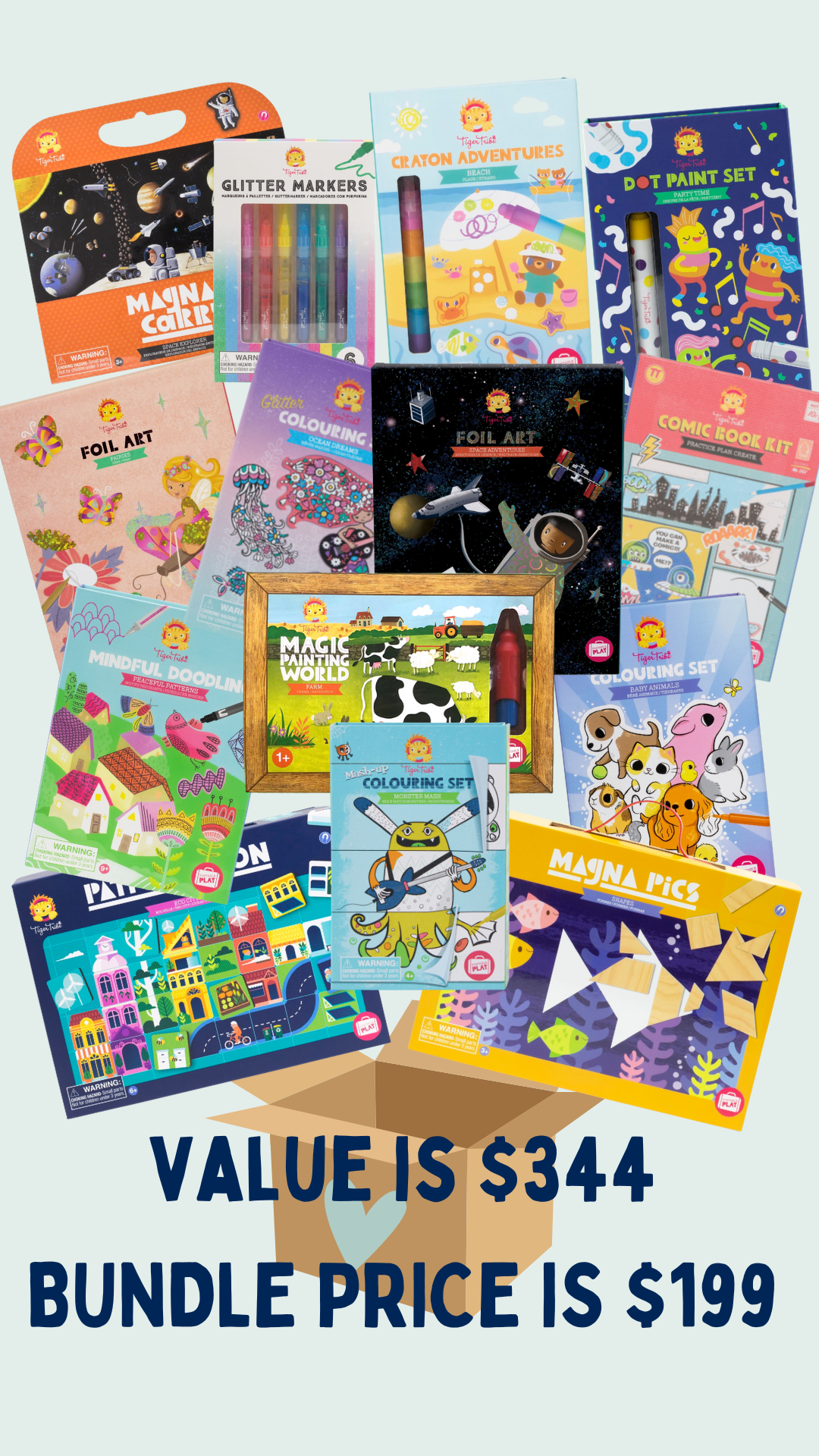 THE MOST EPIC TIGER TRIBE LOVE BUNDLE BOX EVER - $199