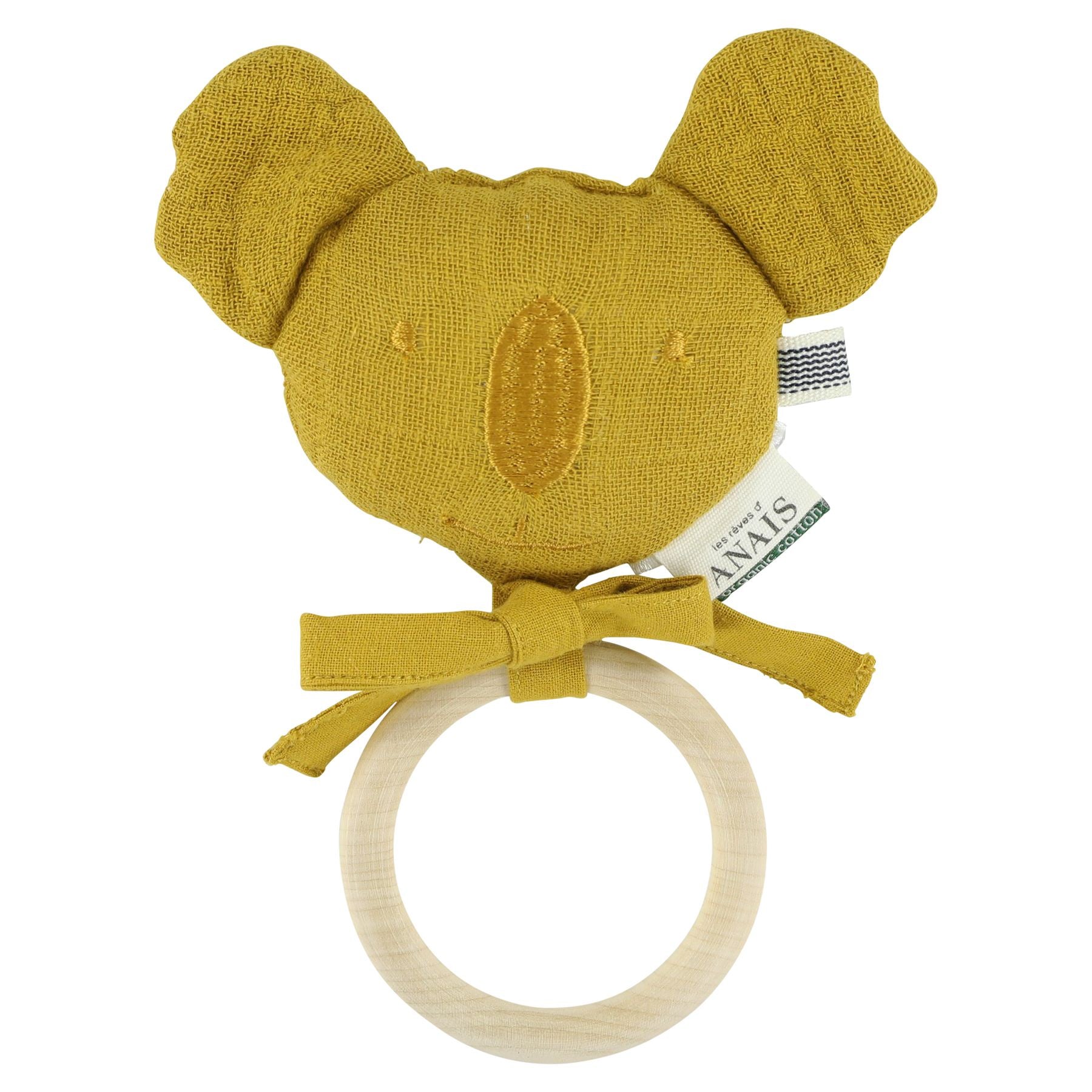 Organic Teether | Koala - Bliss Mustard