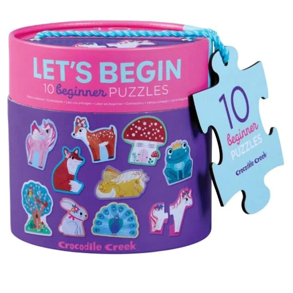 Let's Begin 2 Piece Puzzle - Unicorn