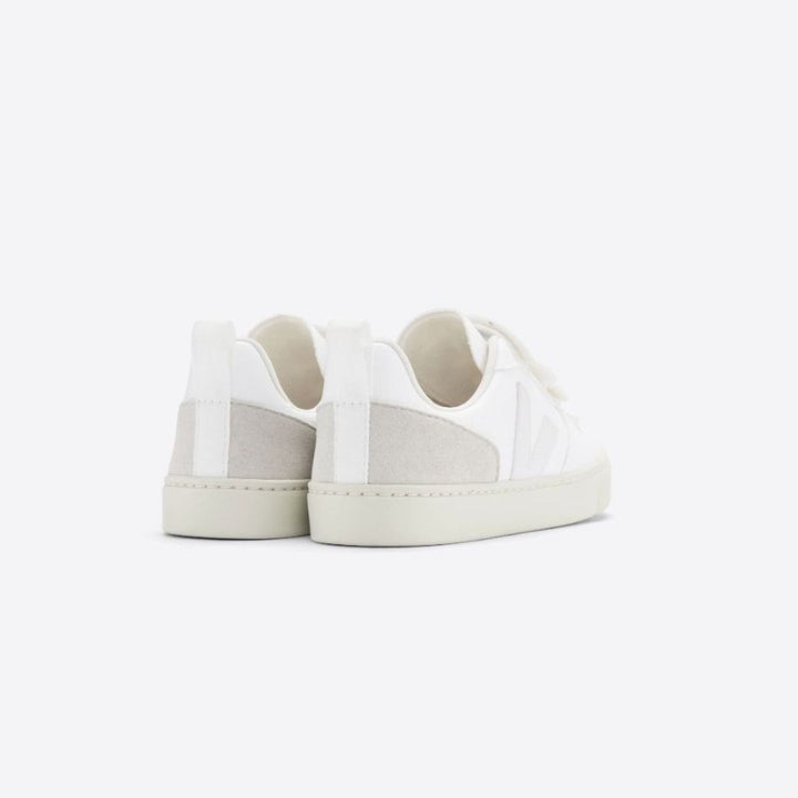 Veja V-10 Velcro CWL - White/Natural