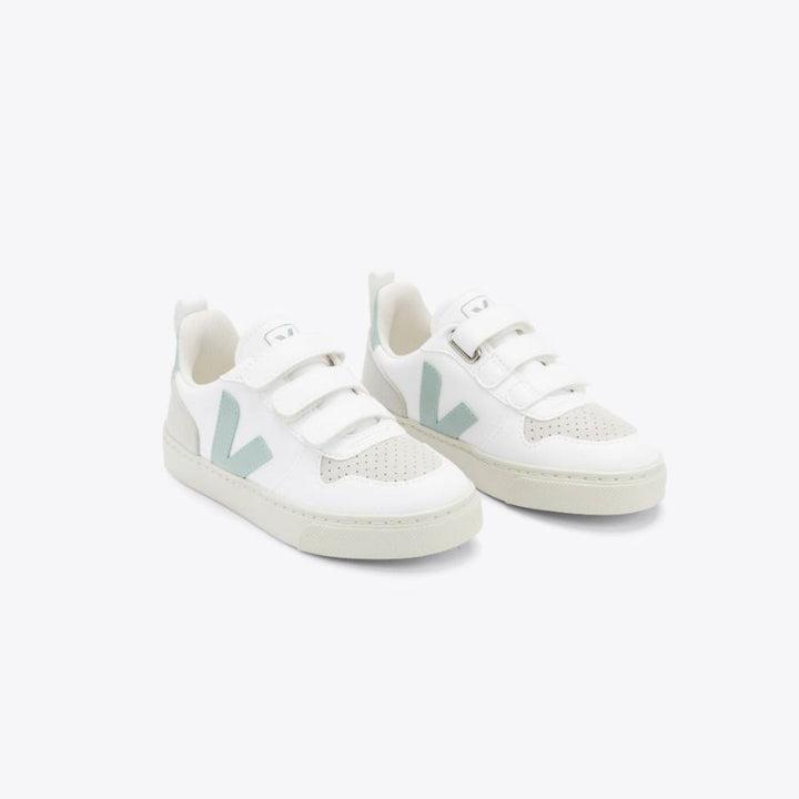 Veja V-10 Velcro CWL - White/Matcha