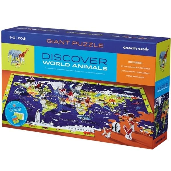Discover and Play 100 Piece Puzzle - World Animal
