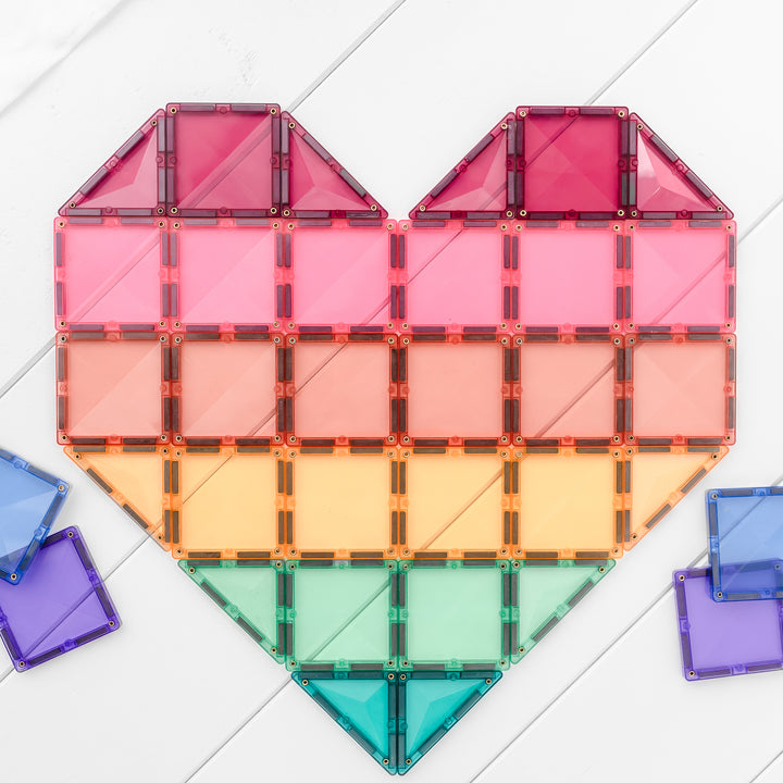 Connetix Tiles - 202 Piece Mega Set | Pastel